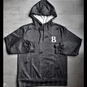 Order Plus Pullover Hoodie Jacket XL GRAY Brick Polyester Long Sleeve